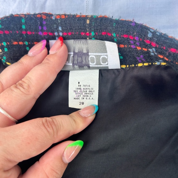 Studio C II Black and Confetti Colors Blazer - Picture 6 of 8